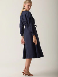 Amelie Long Dress Navy