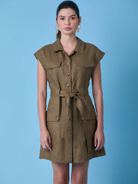 Bailly Short Dress Olive