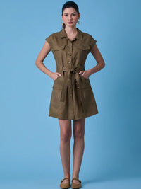 Bailly Short Dress Olive