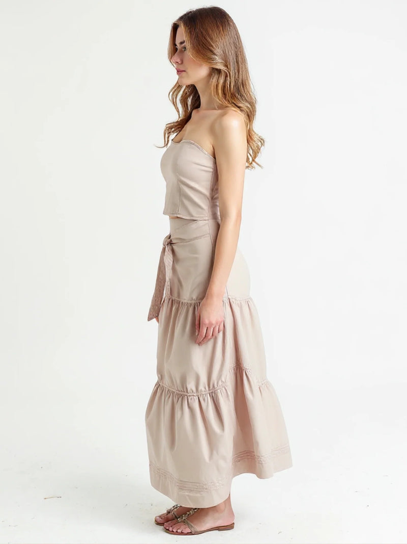 Dagla Long Skirt Havana