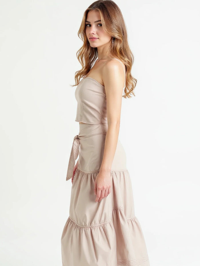 Dagla Long Skirt Havana