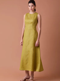 Palermo Long Dress Yellow