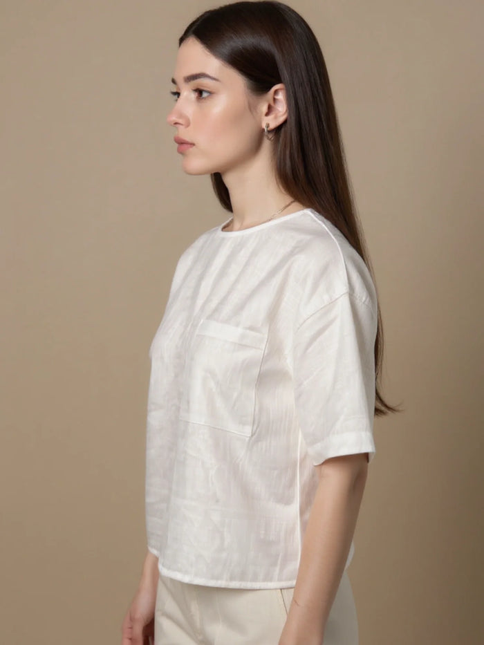 Clarella Blouse White