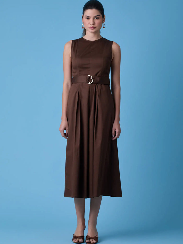 Erina Long Dress Coffee