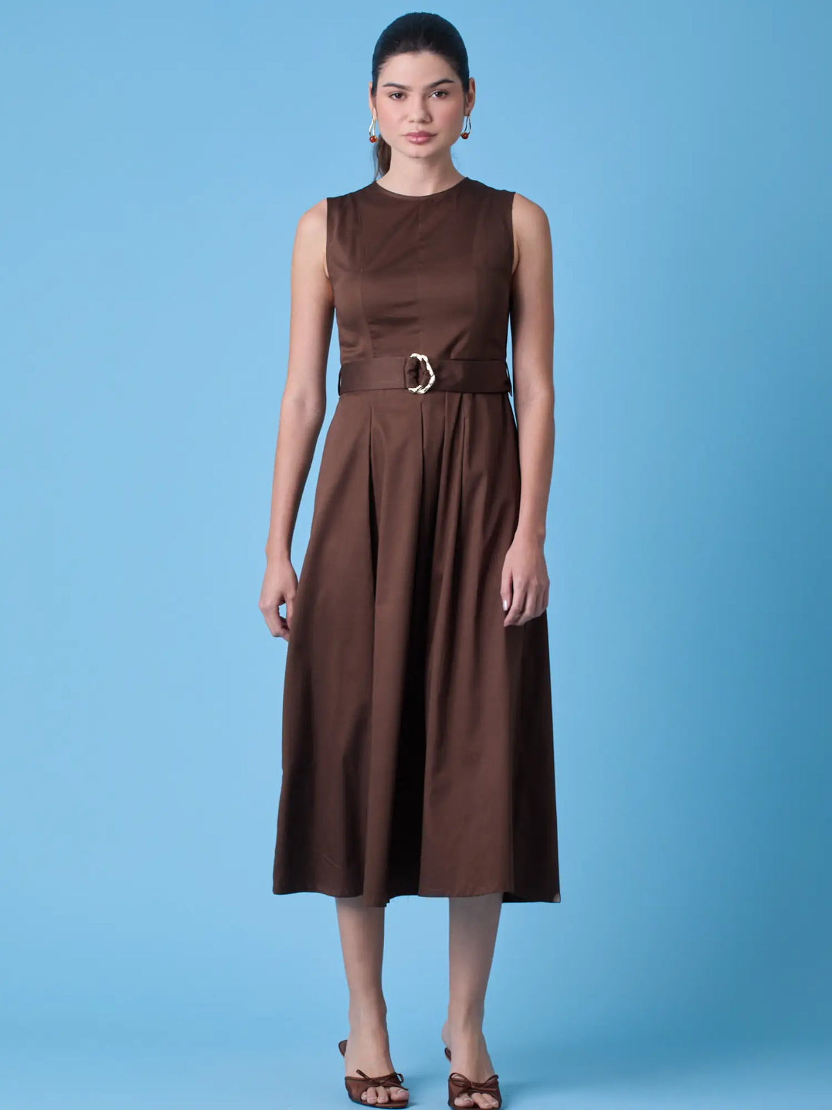 Erina Long Dress Coffee