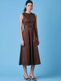 Erina Long Dress Coffee