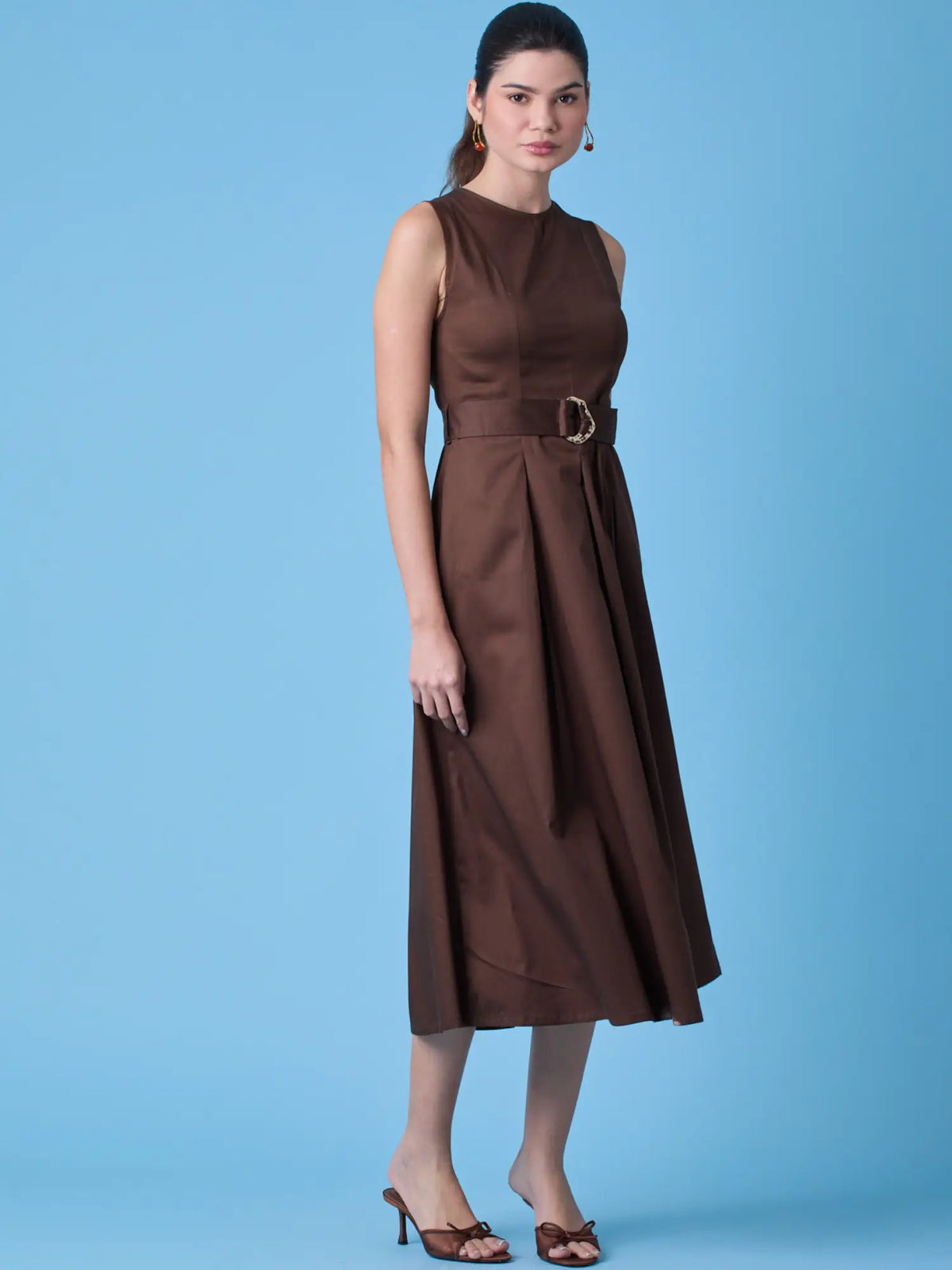 Erina Long Dress Coffee