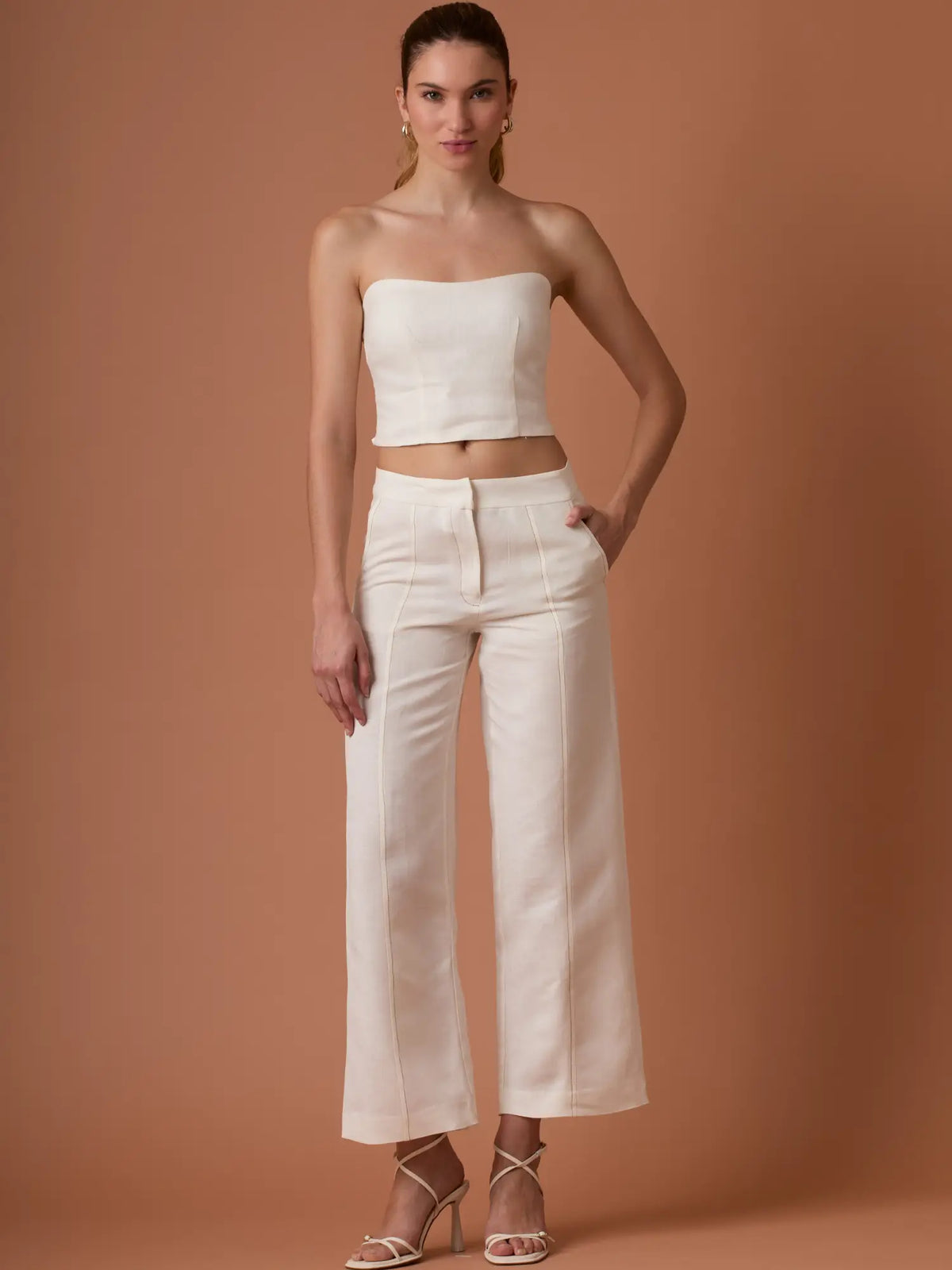 Iona Long Pants White