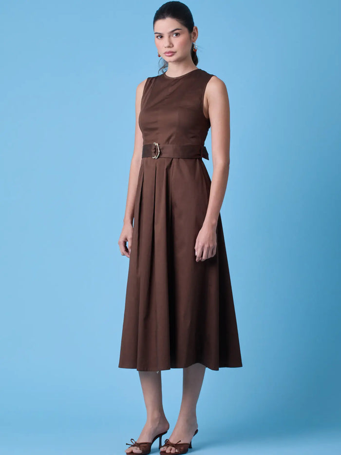 Erina Long Dress Coffee