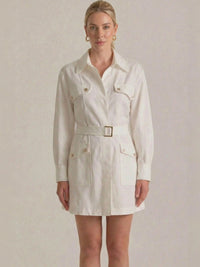 Belky White Short Dress