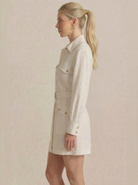 Belky White Short Dress