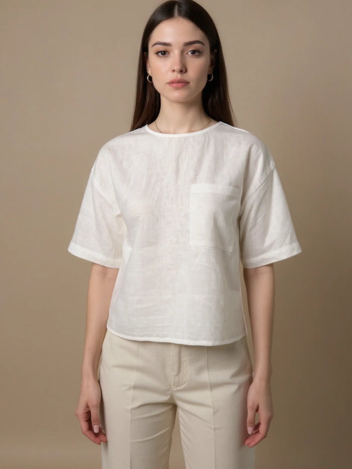 Clarella Blouse White