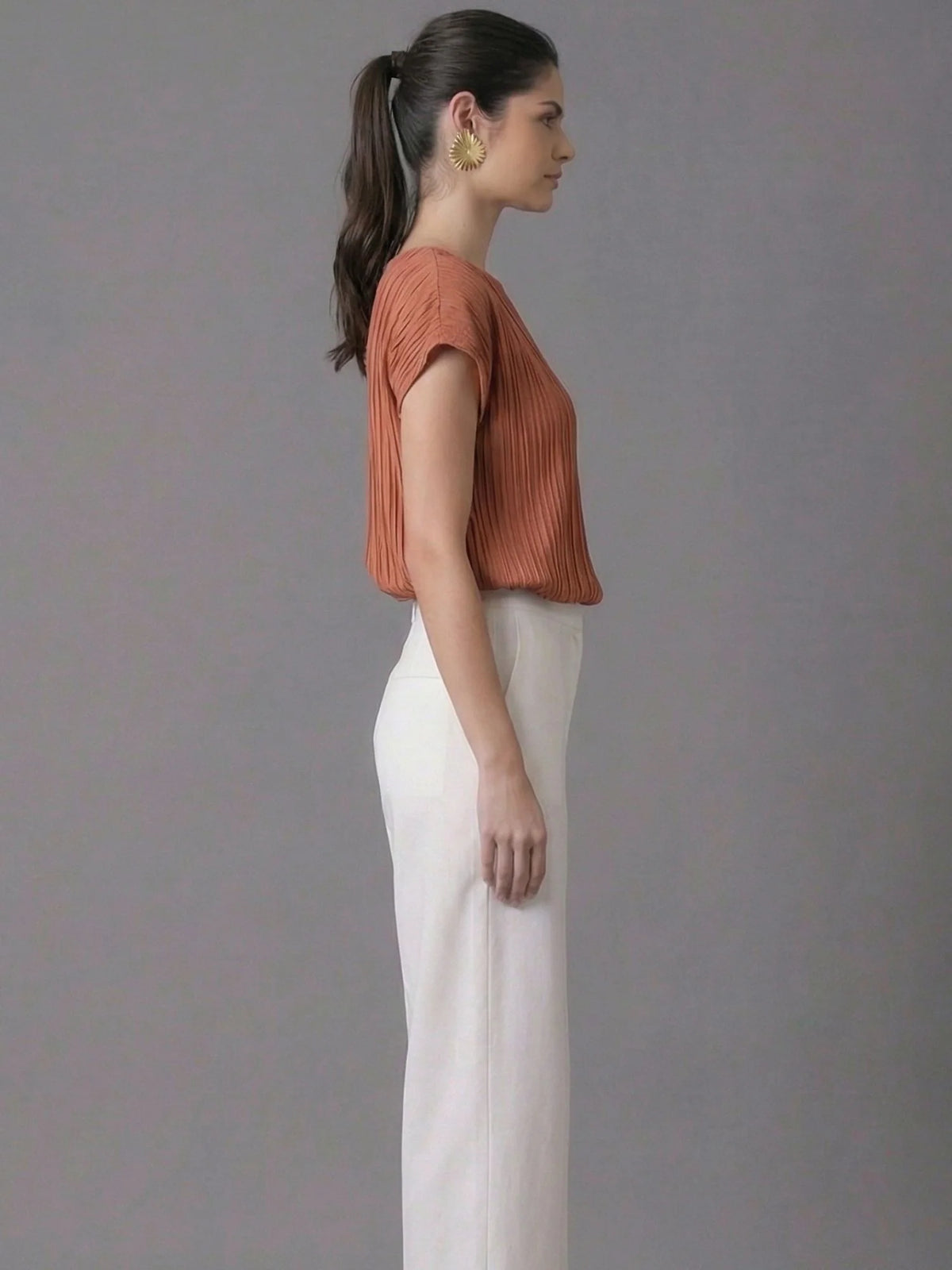 Dilana Blouse Terracotta