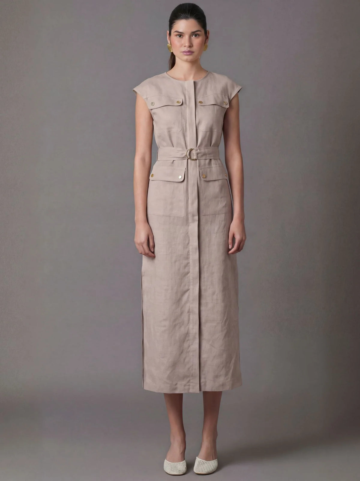 Marlene Long Dress Sand