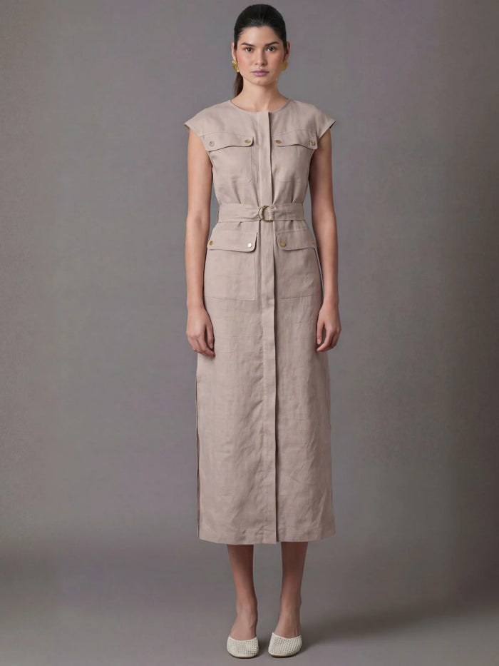 Marlene Long Dress Sand