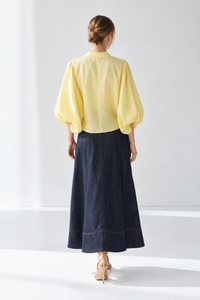 Mawar Maxi Skirt Navy