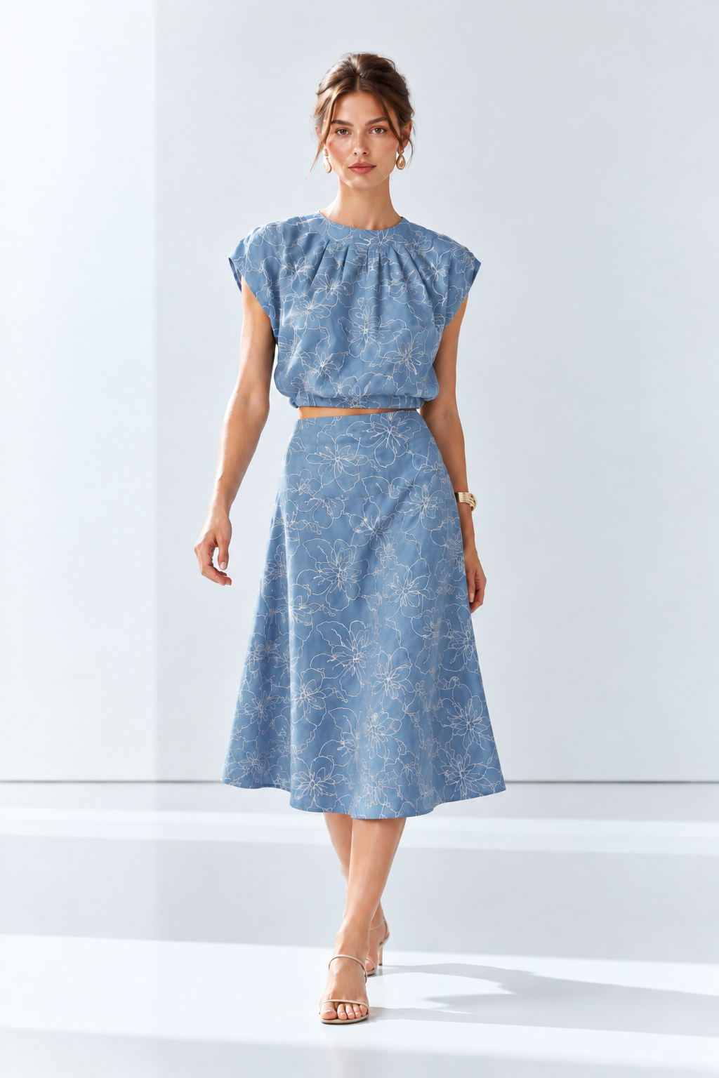 Blusa Trina Baby Blue