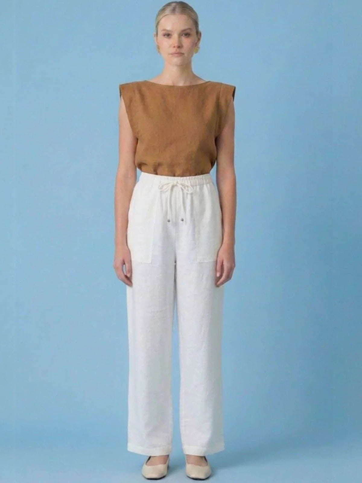 Massimo Pants White