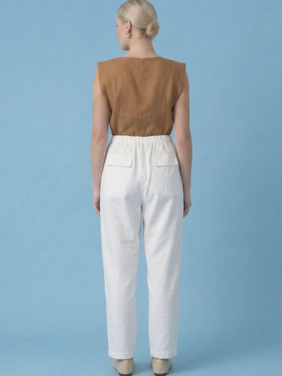 Massimo Pants White