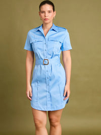 Irma Blue Short Dress