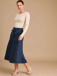 Bosnia Navy Skirt