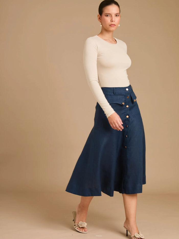 Bosnia Navy Skirt