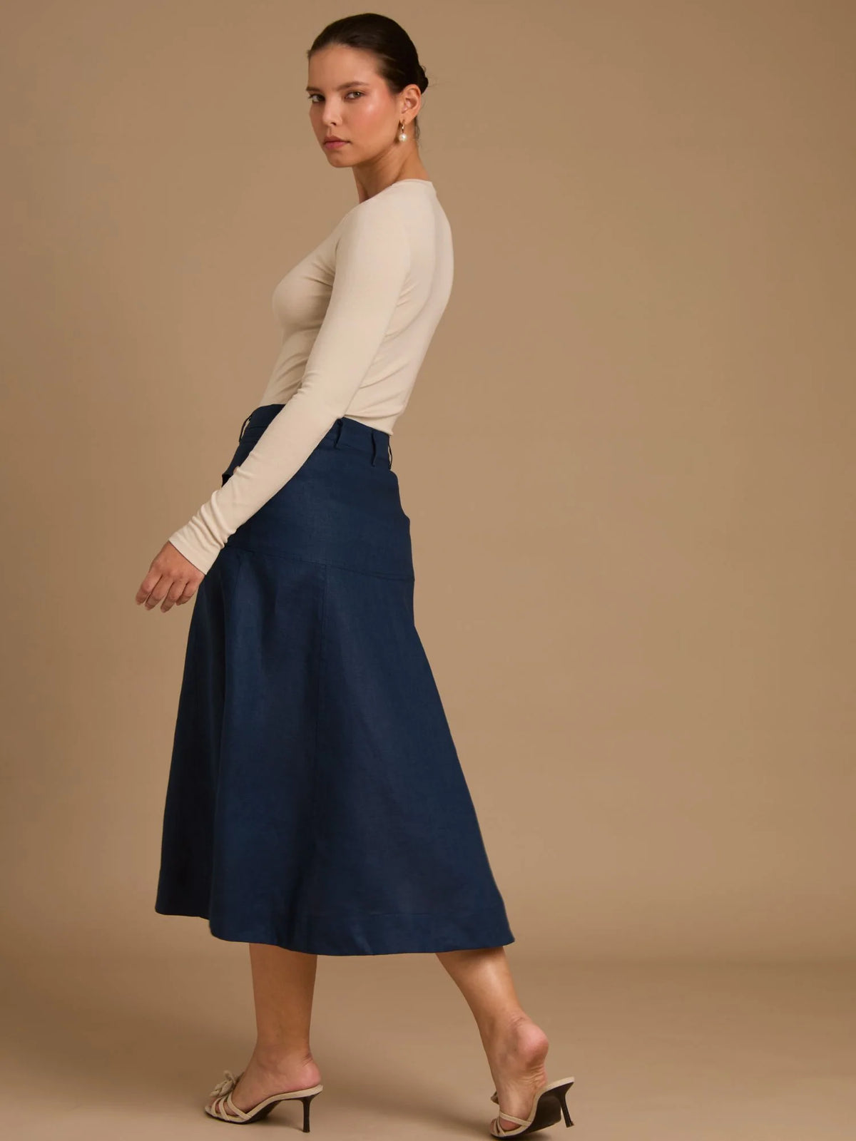Bosnia Navy Skirt