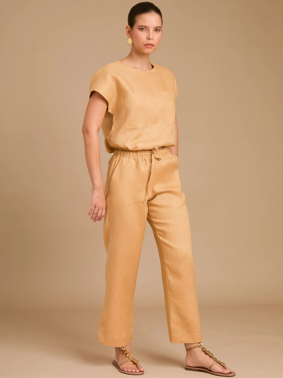 Rosmel Camel Pants