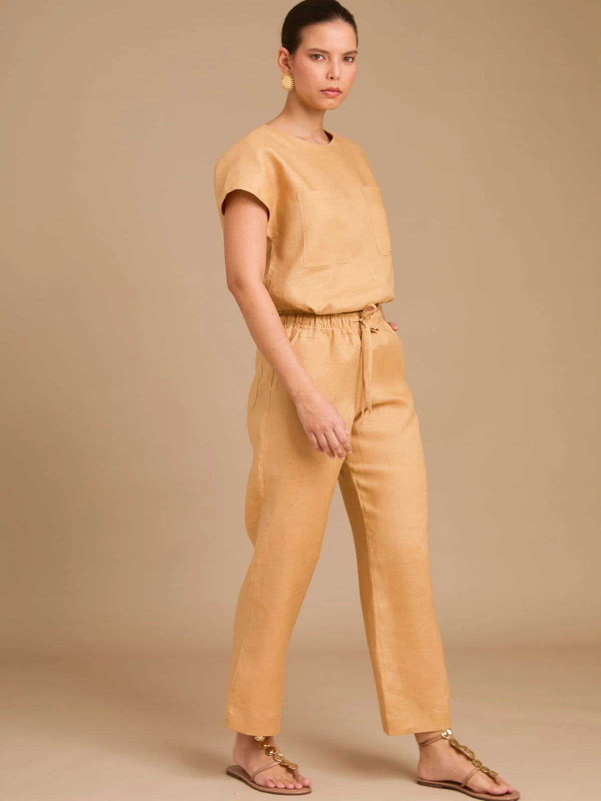 Rosmel Camel Pants