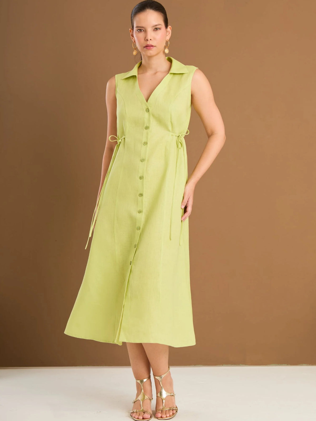 Marruecos Green Maxi Dress