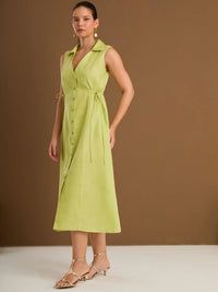 Marruecos Green Maxi Dress