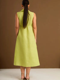 Marruecos Green Maxi Dress