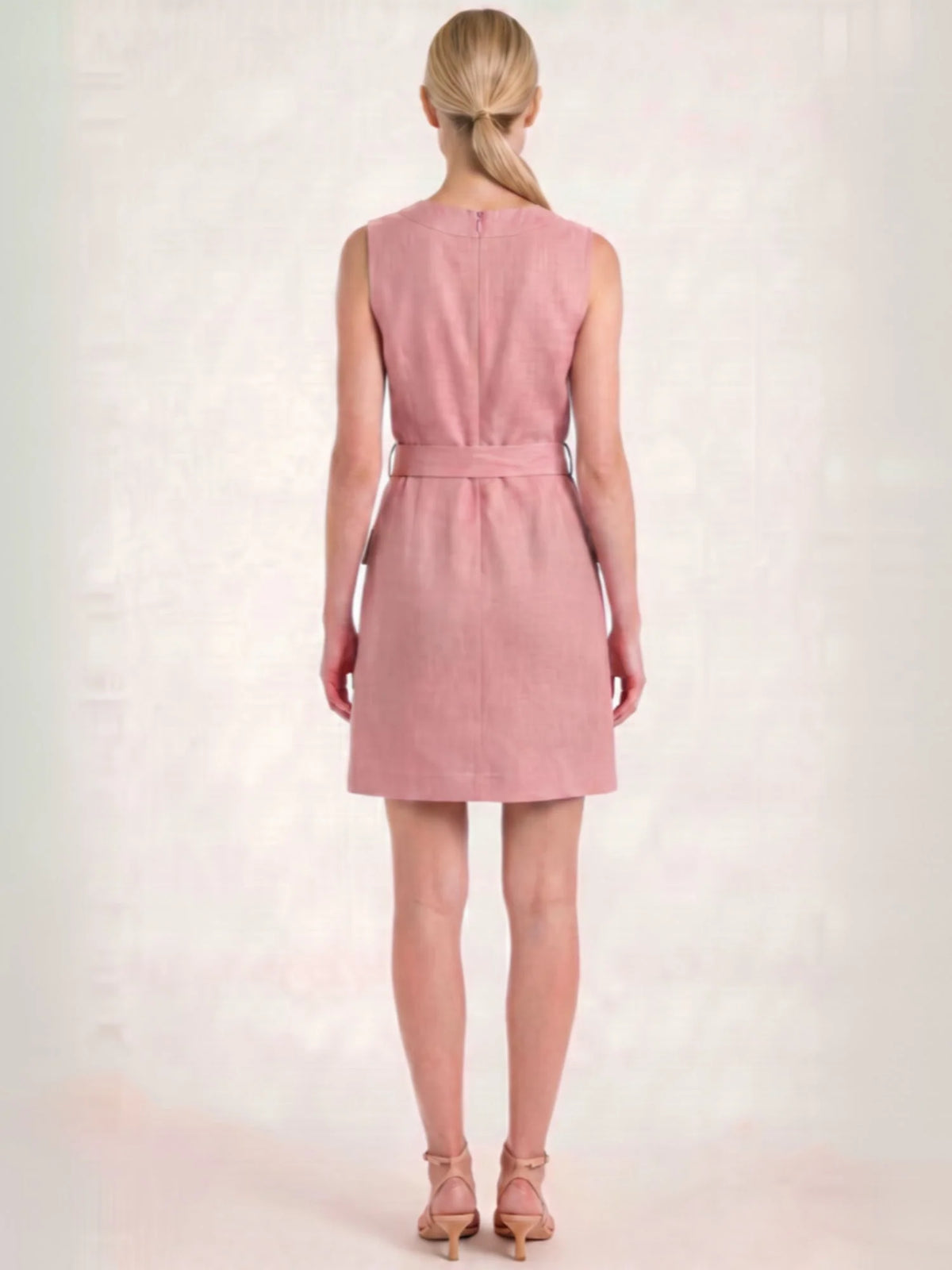 Gabyna Pink Short Dress