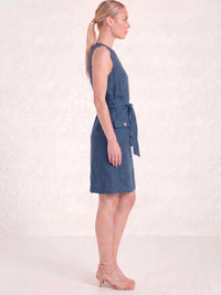 Gabyna Navy Short Dress