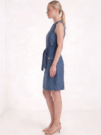 Gabyna Navy Short Dress