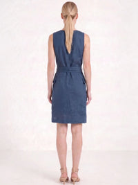 Gabyna Navy Short Dress