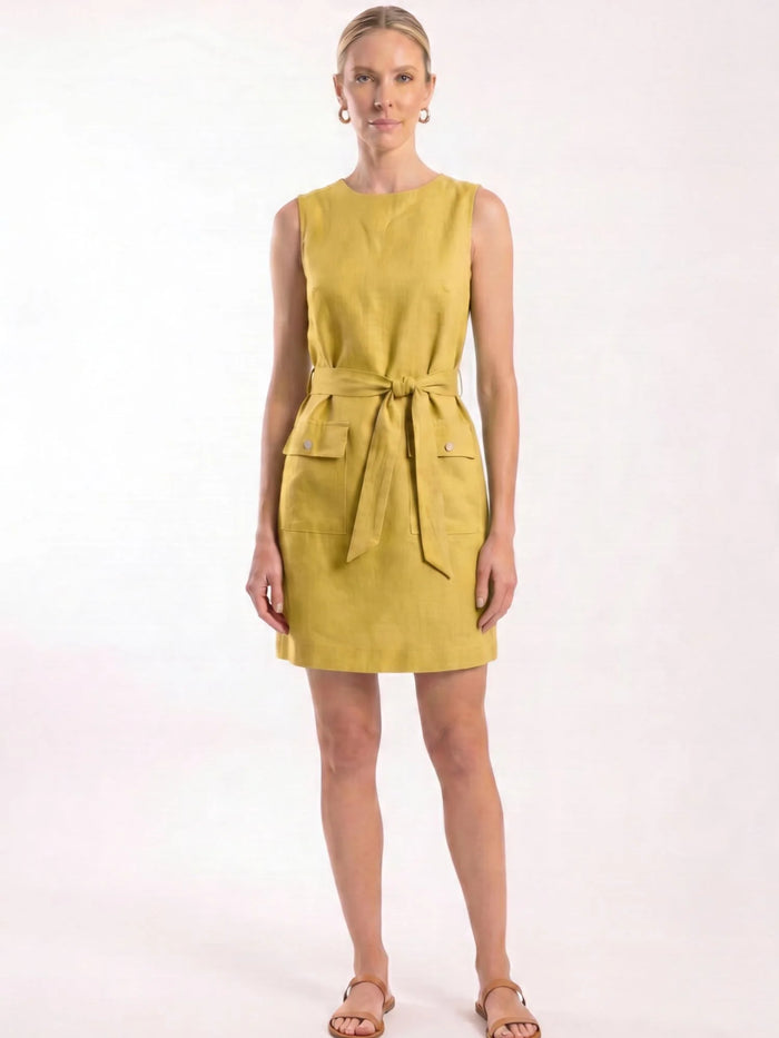 Gabyna Lime Short Dress