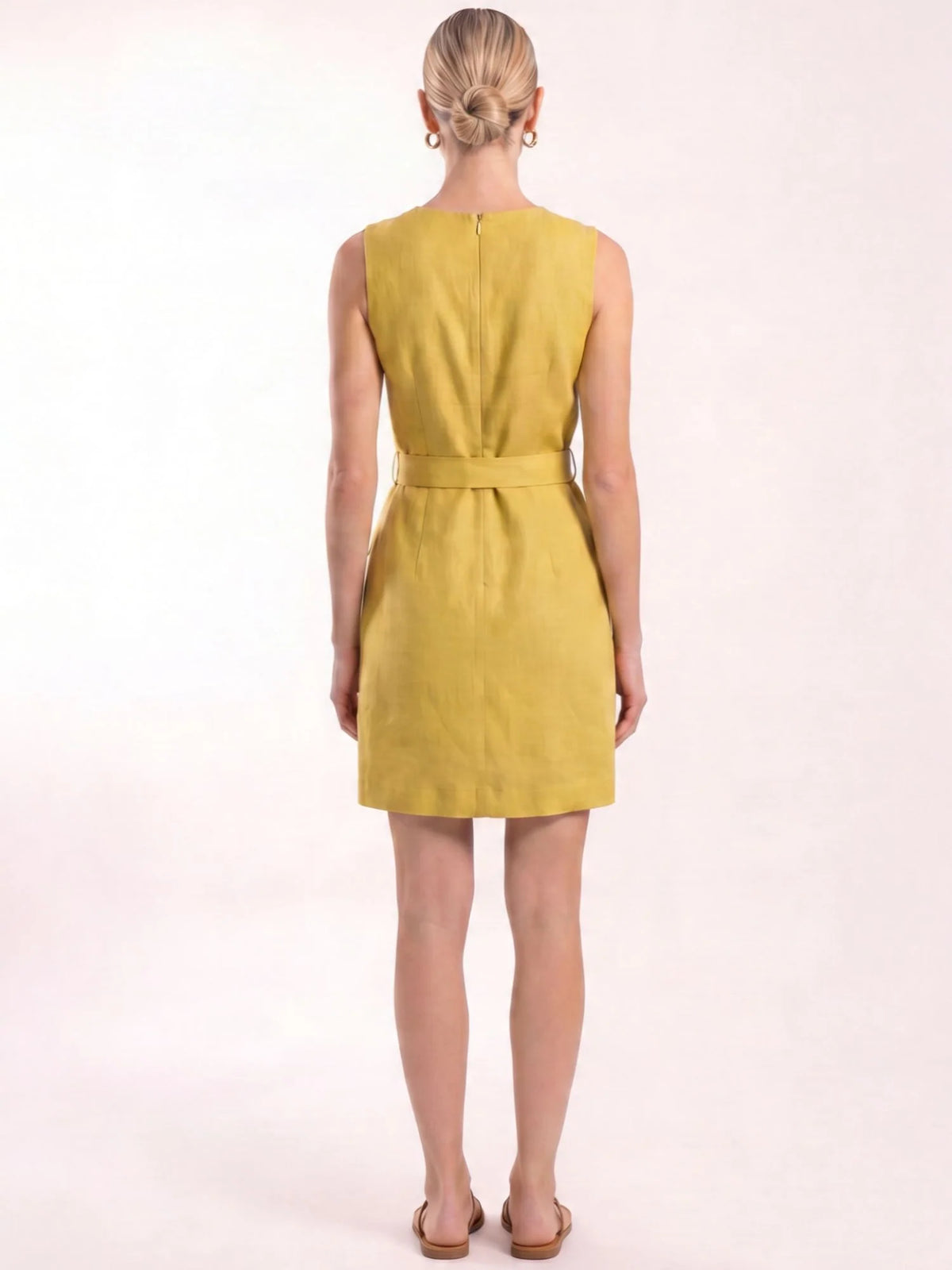 Gabyna Lime Short Dress