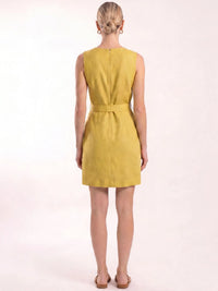 Gabyna Lime Short Dress