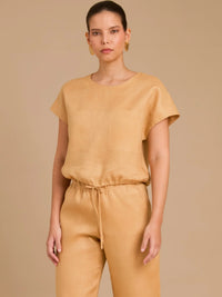 Rosmel Camel Blouse