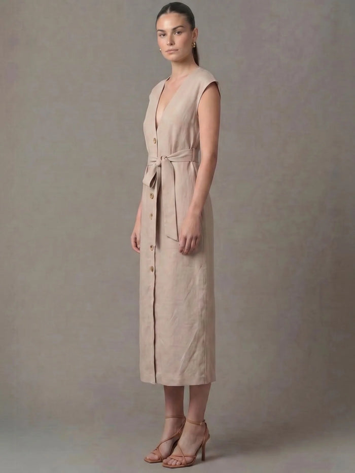 Kalle Natural Maxi Dress
