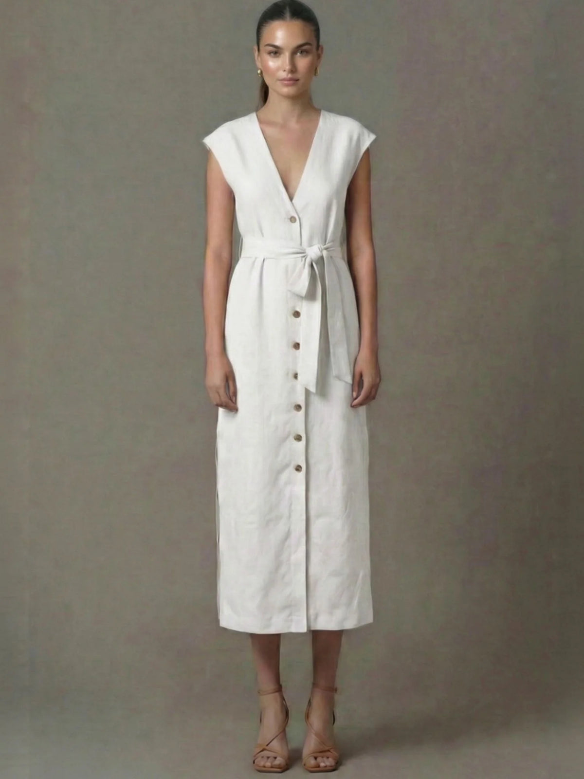 Kalle White Maxi Dress