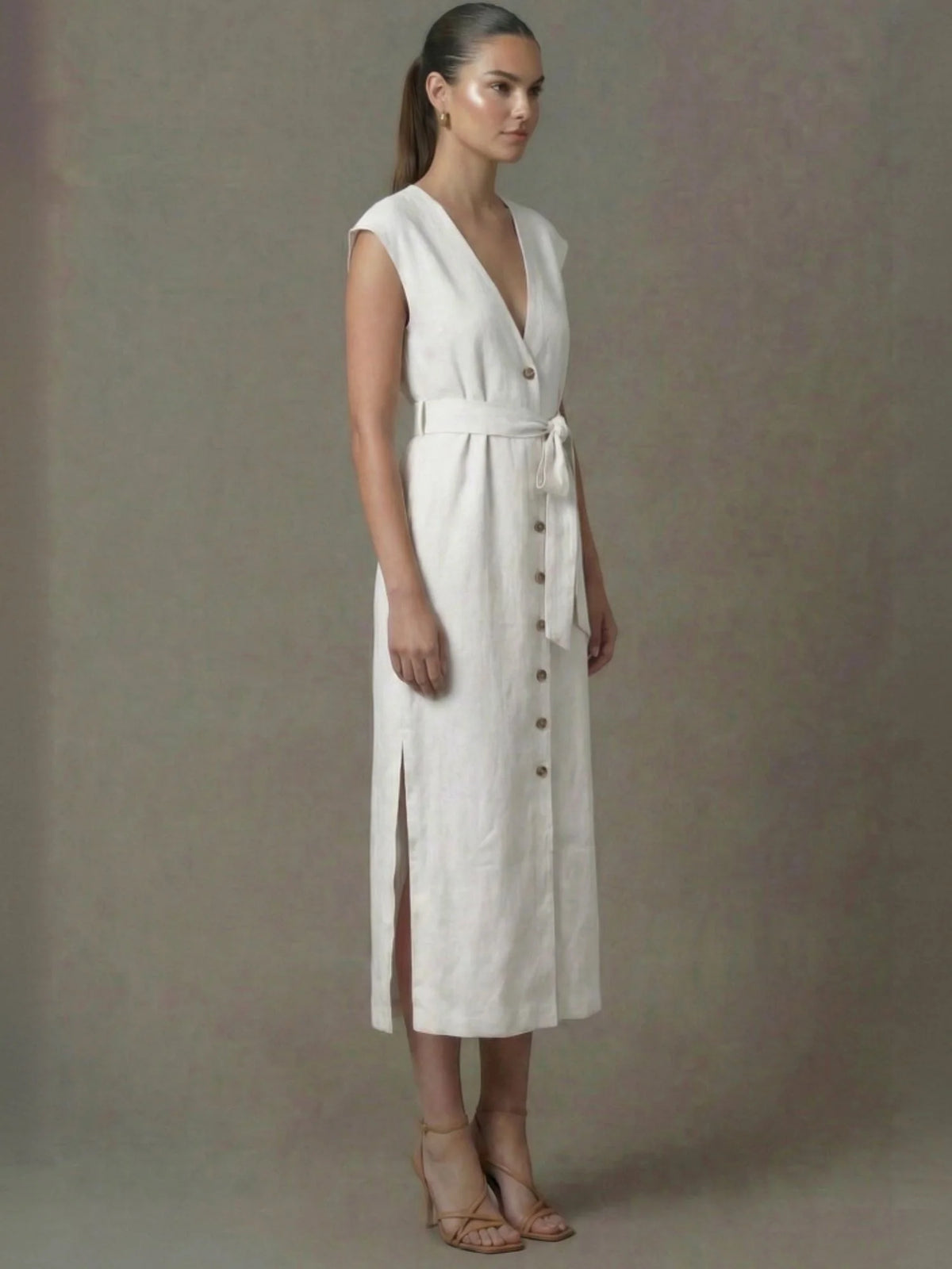 Kalle White Maxi Dress