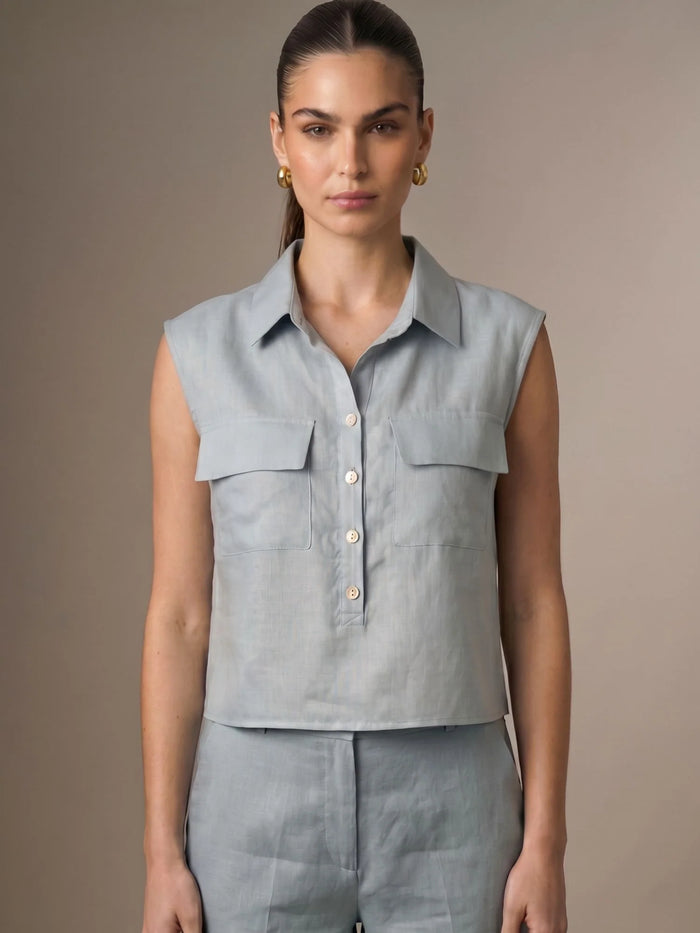 Asturias Blue Blouse
