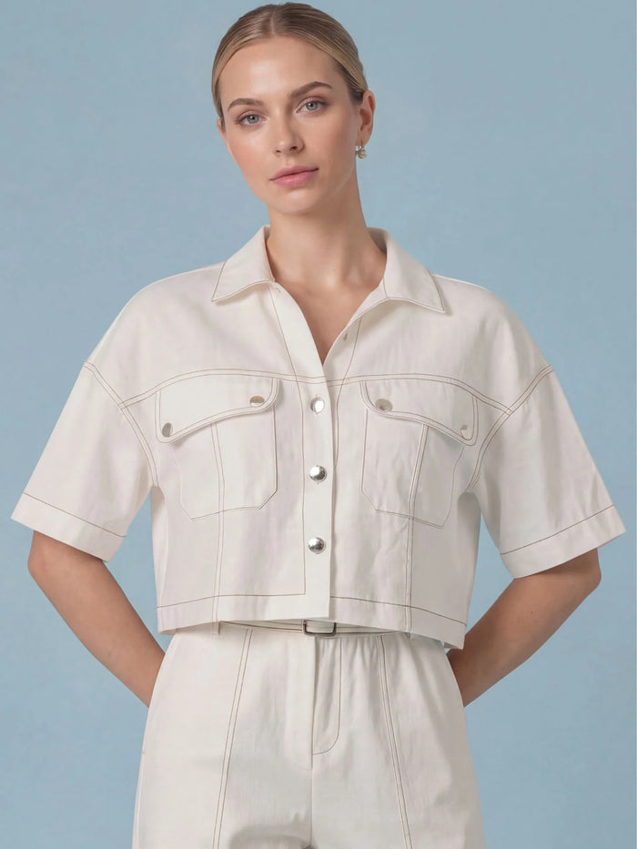 Eucaris White Blouse