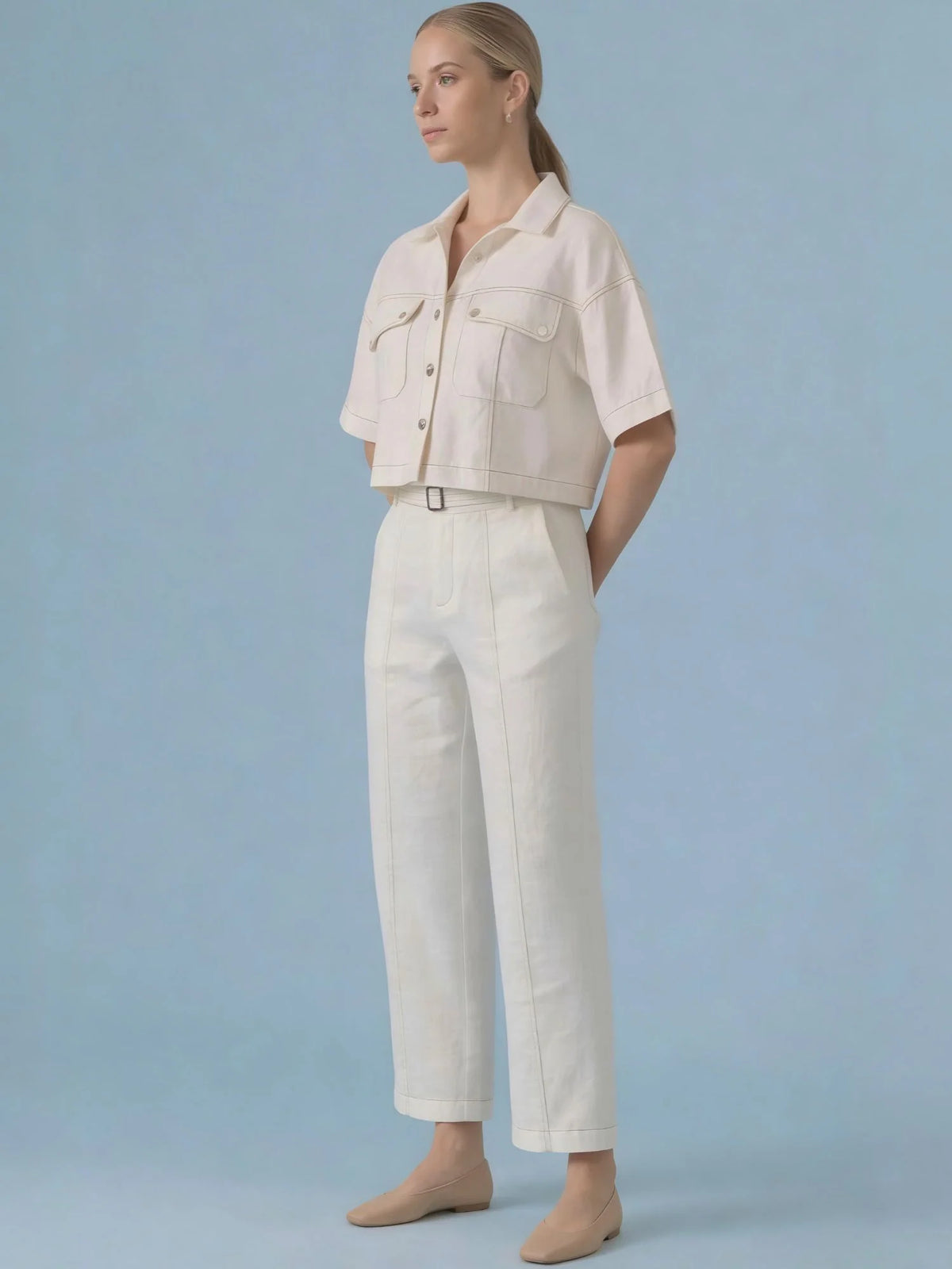 Eucaris White Pants