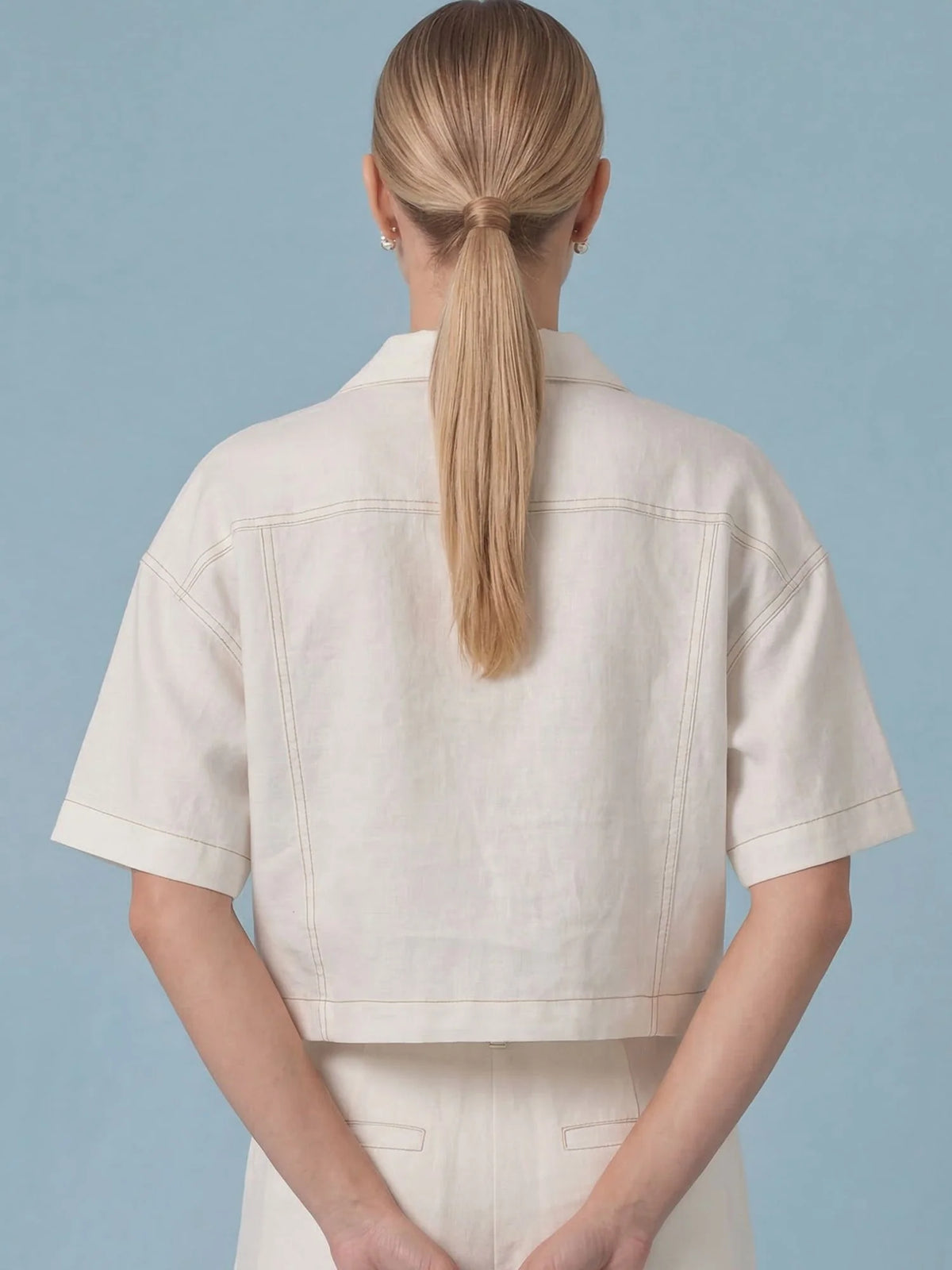 Eucaris White Blouse