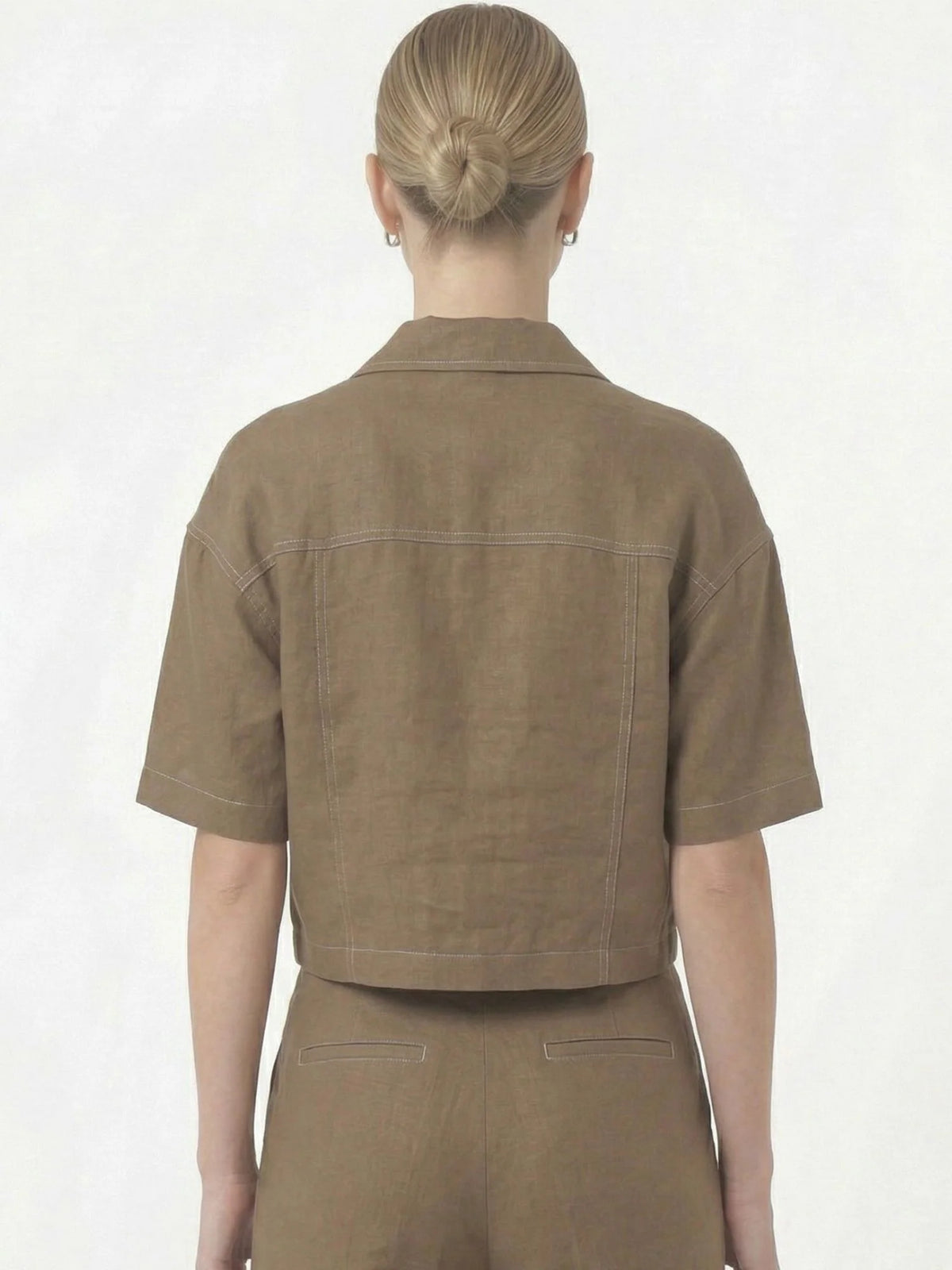 Eucaris Taupe Blouse