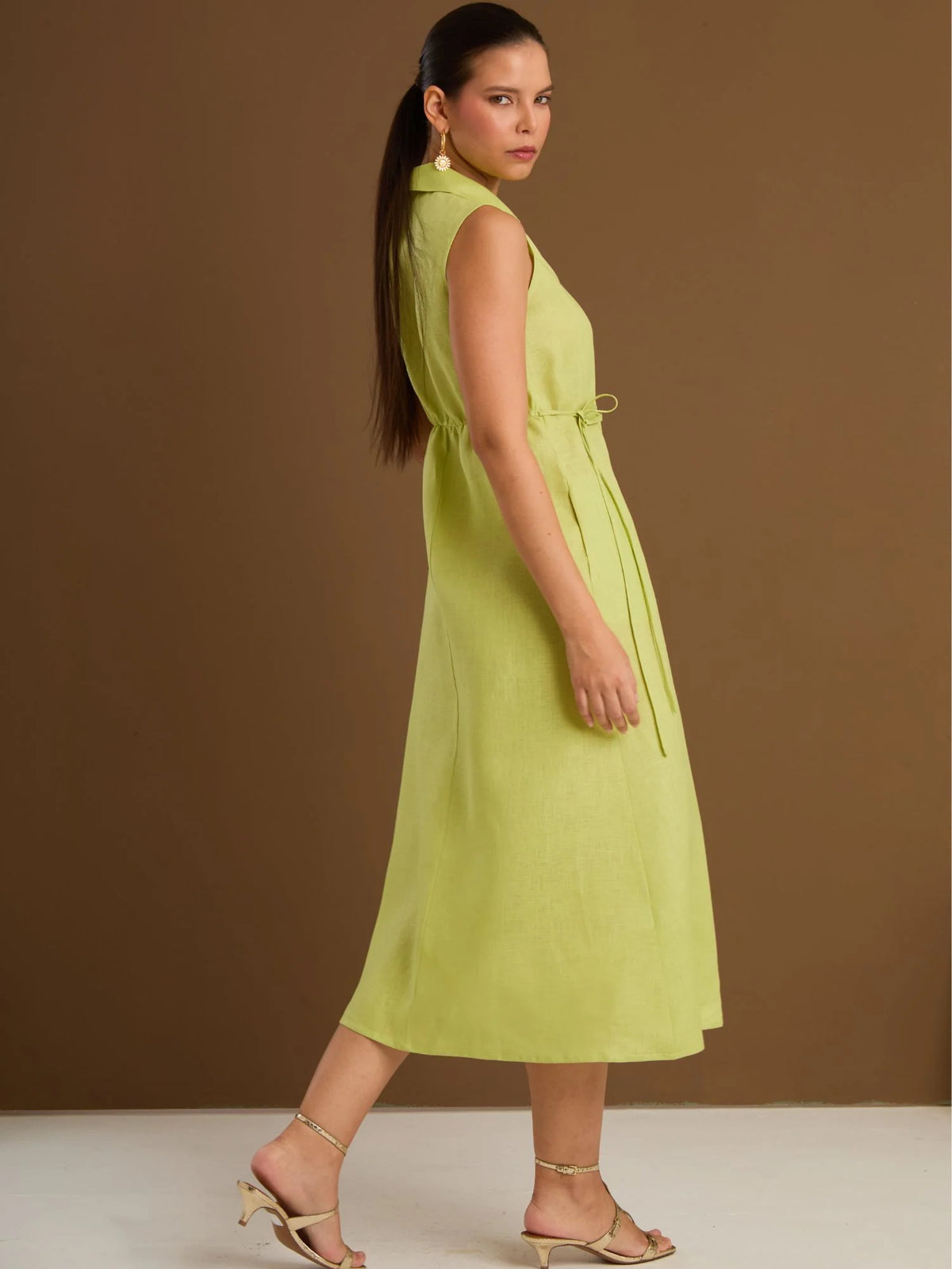Marruecos Green Maxi Dress