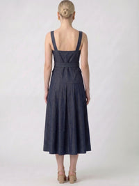 Lorena Indigo Maxi Dress